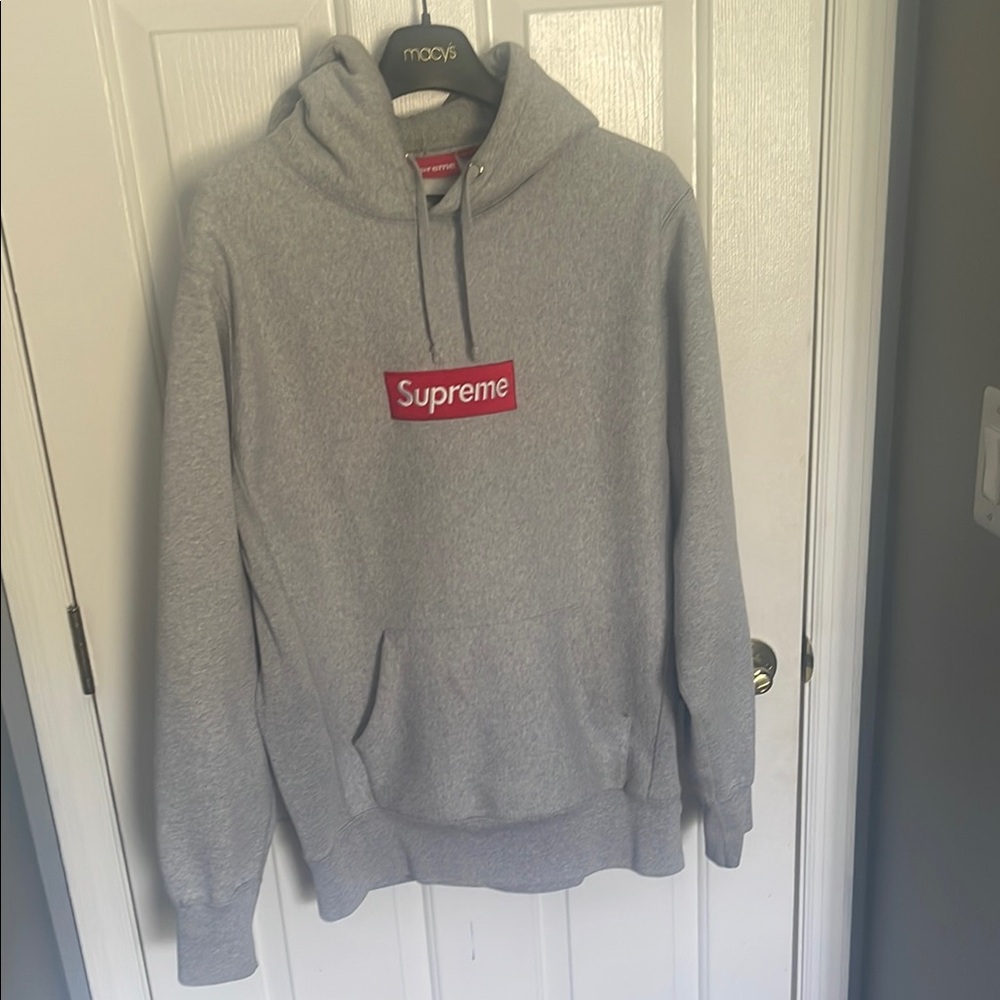 Supreme Box Logo Hoodie – Heather Grey